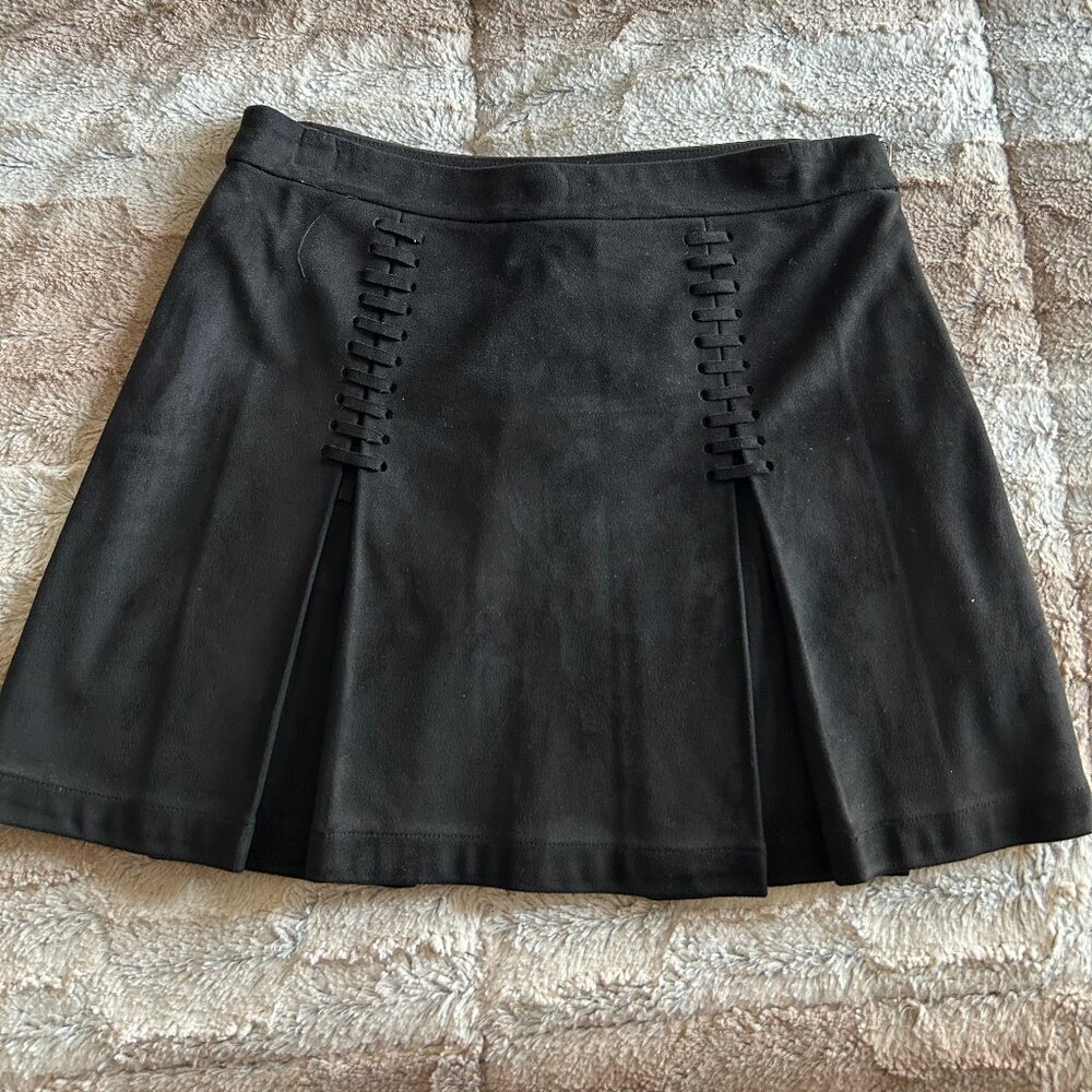 Forever 21 Black Velvet Skirt